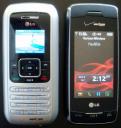 Pictured above: Left - Verizon EnV (LG VX9800), Right - Verizon Voyager (LG VX10000)