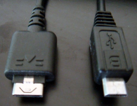 Power cable change to mini USB