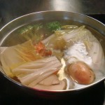 In the pot cooking