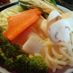 Included veggies and Udon noodles